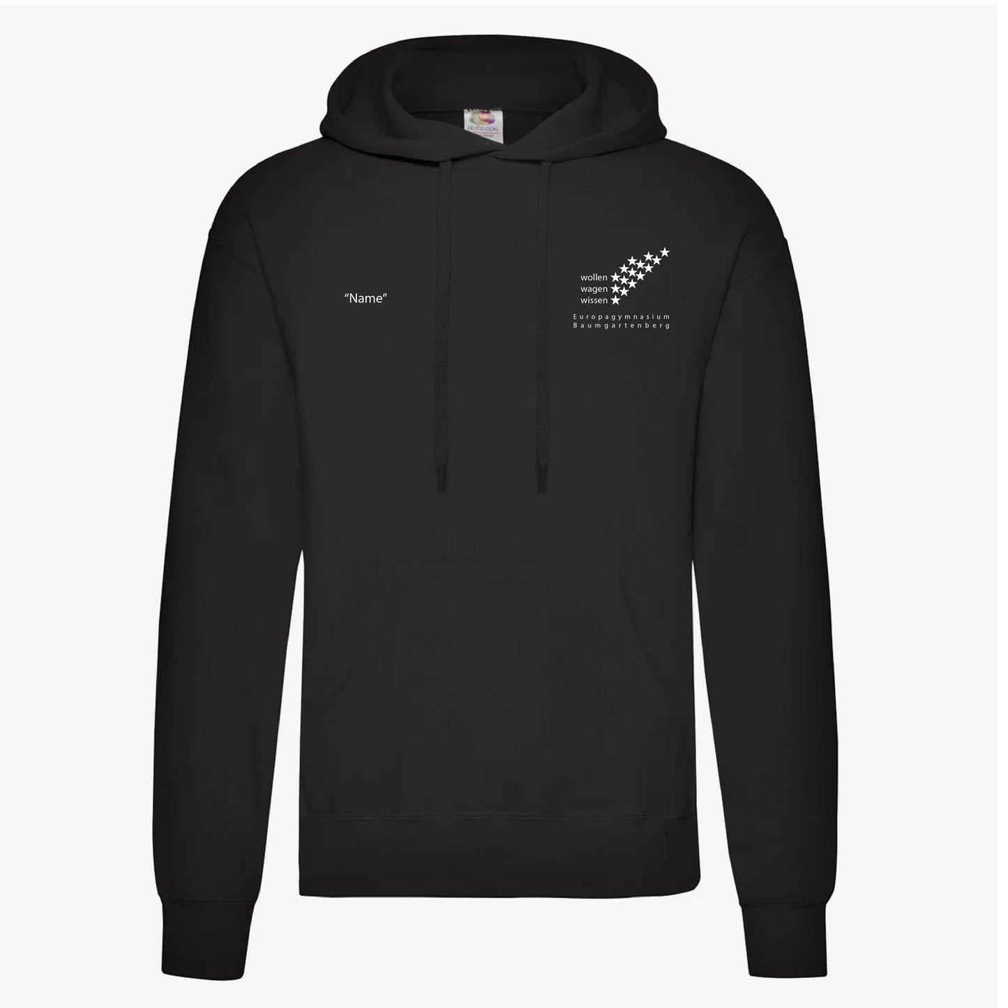 Kapuzenpullover mit Rückendruck