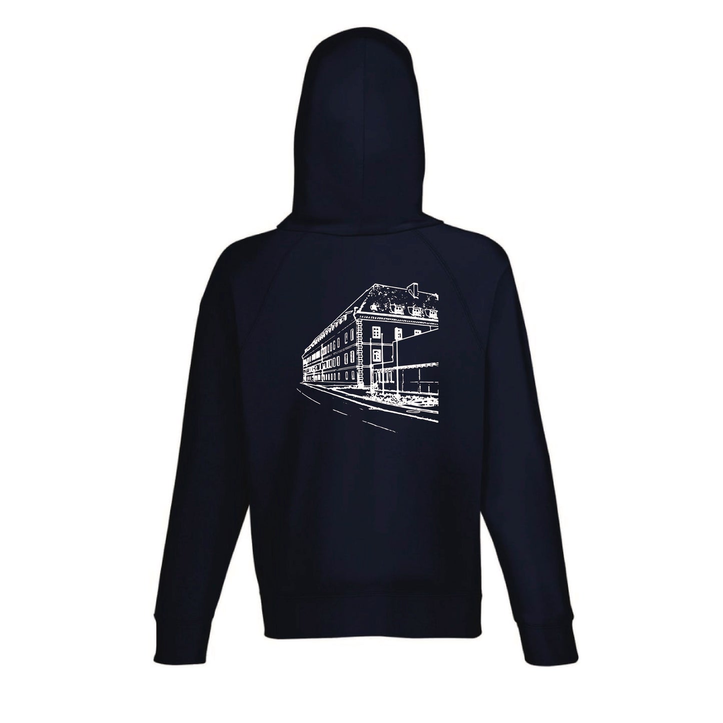 Kapuzenpullover mit Rückendruck