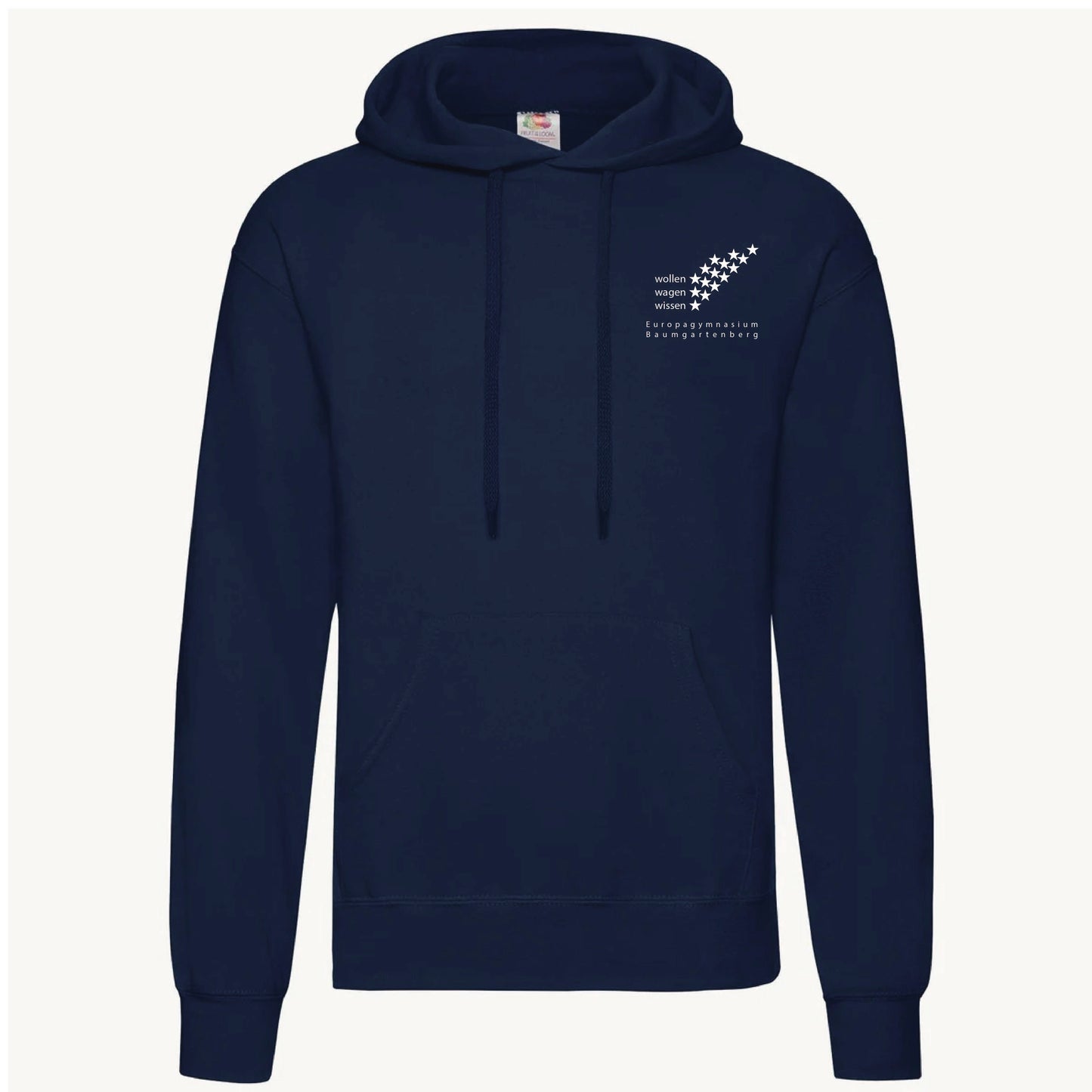 Kapuzenpullover mit Rückendruck