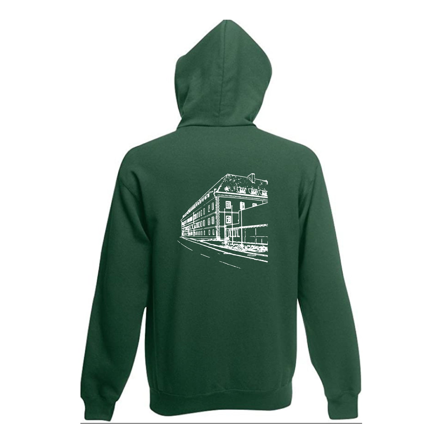 Kapuzenpullover mit Rückendruck
