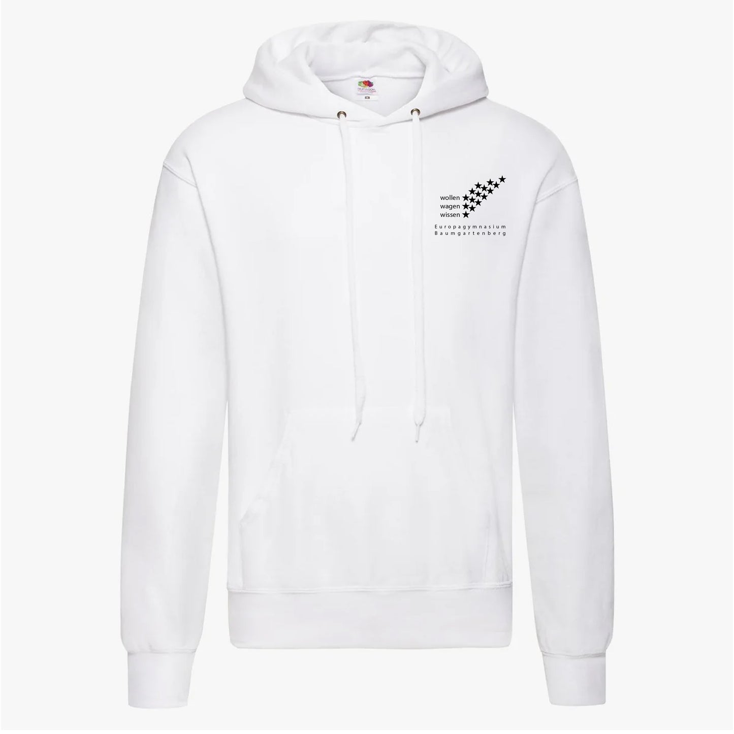 Kapuzenpullover mit Rückendruck