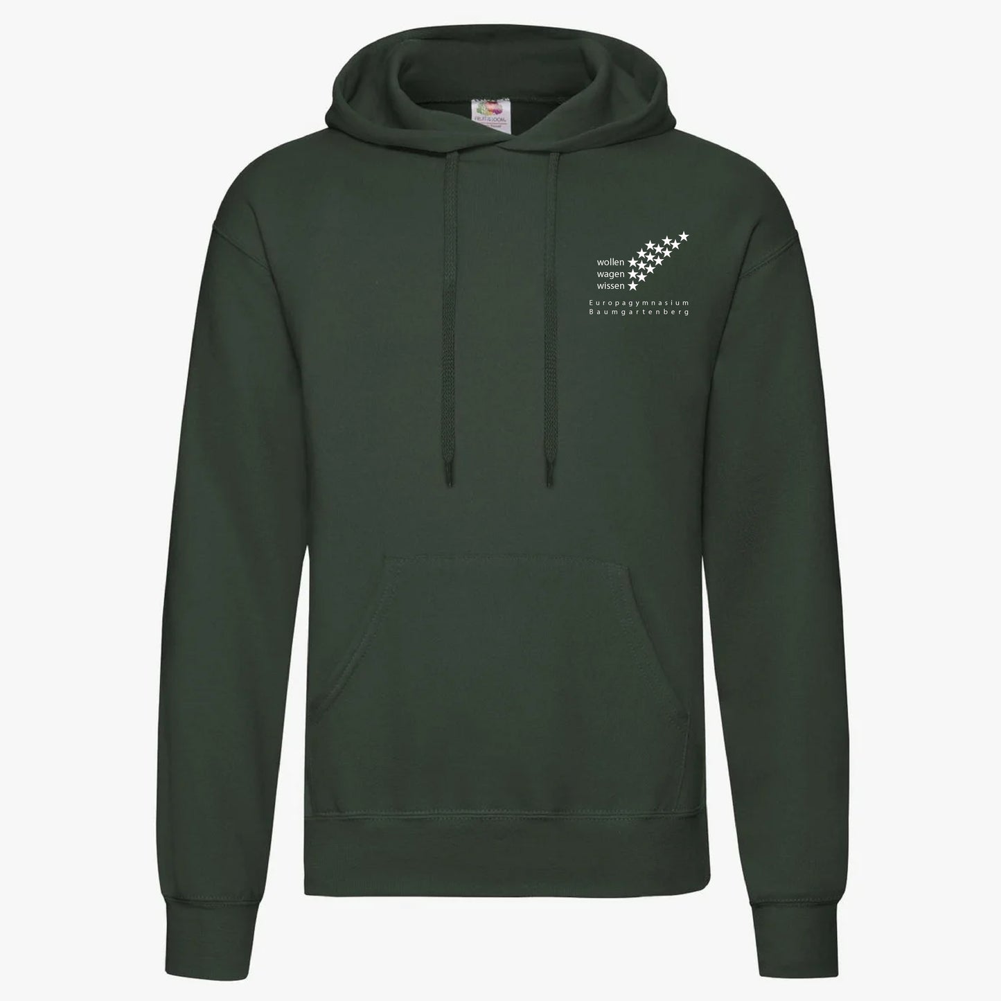 Kapuzenpullover mit Rückendruck