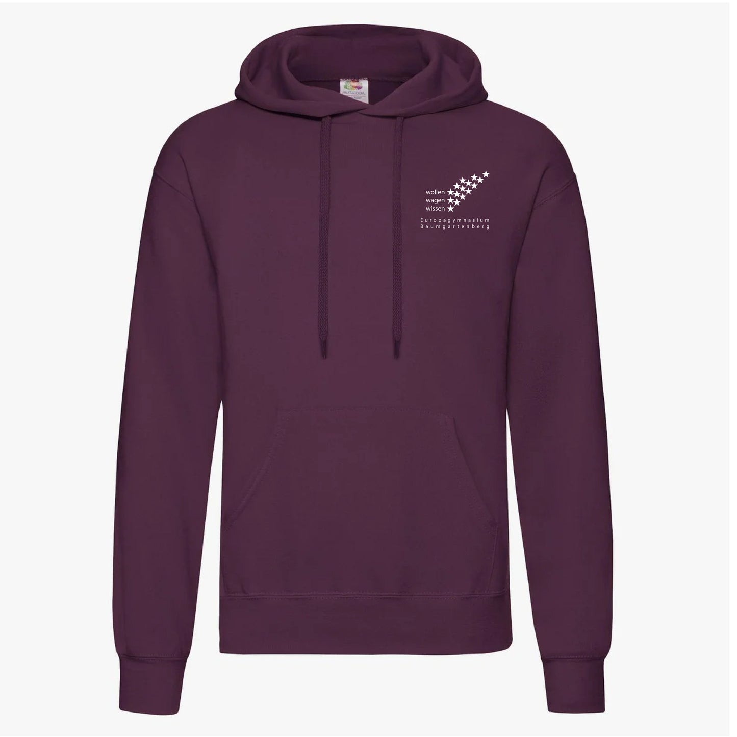 Kapuzenpullover mit Rückendruck