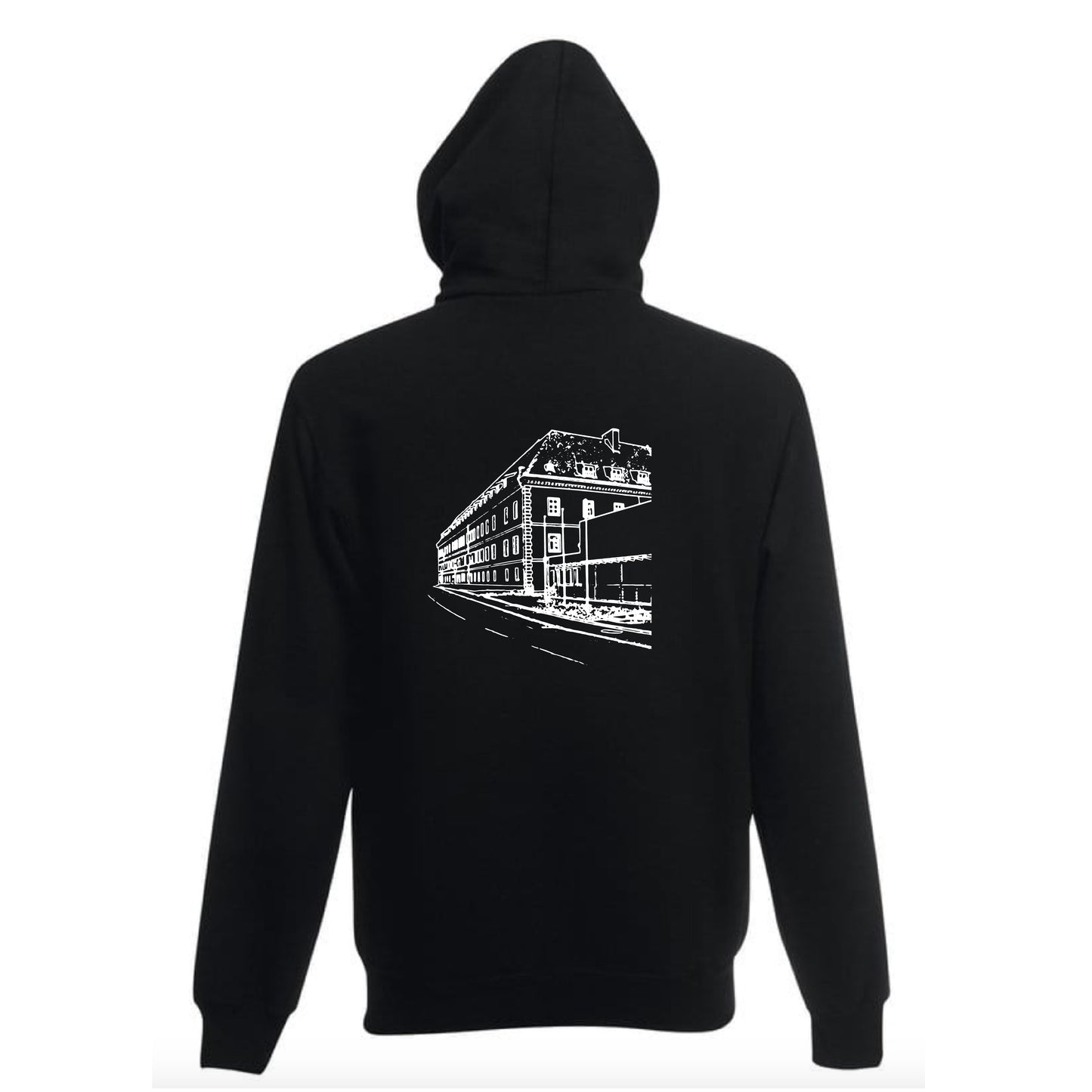 Kapuzenpullover mit Rückendruck